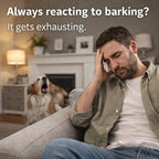 Hands-Free Automatic Bark Control | Continuous Ultrasonic Silencer for Day & Night Home Use