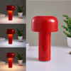 Image of Cordless Mushroom Battery Operated Rechargeable Table Lamps Lights for Bedside and Dining Table Room