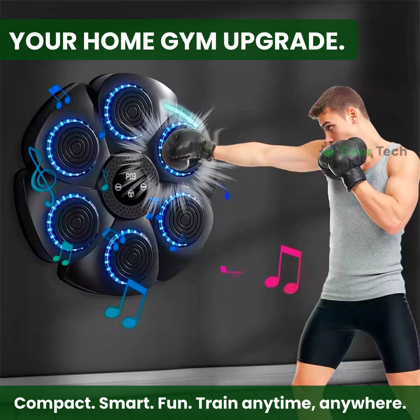 Music Boxing Pad with Targeting Features – Ultimate Punch Machine for Boxing Fitness
