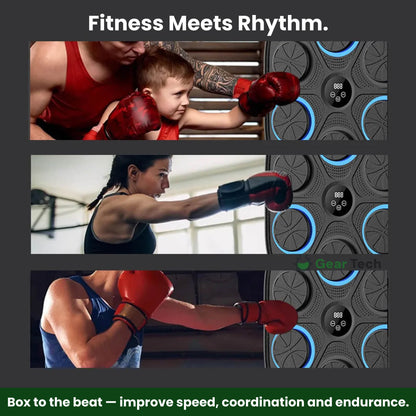 Music Boxing Pad with Targeting Features – Ultimate Punch Machine for Boxing Fitness