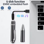 Spy Recorder Pen with Voice Activation, Discreet Sound Recorder for Covert Surveillance