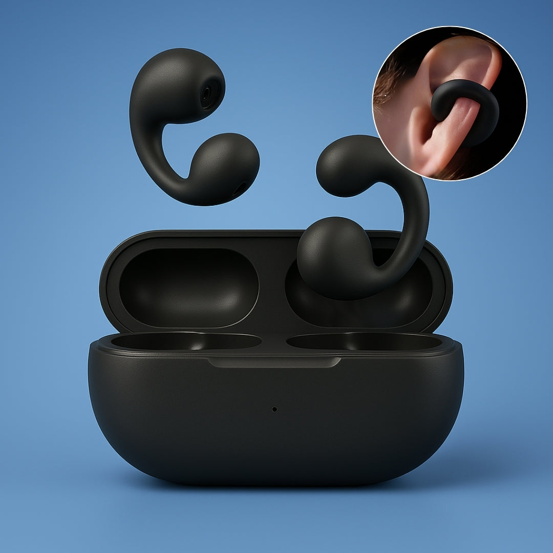 Running Bone Conduction Headphones – Open-Ear Wireless Sweatproof Headset for Gym & Outdoor Use