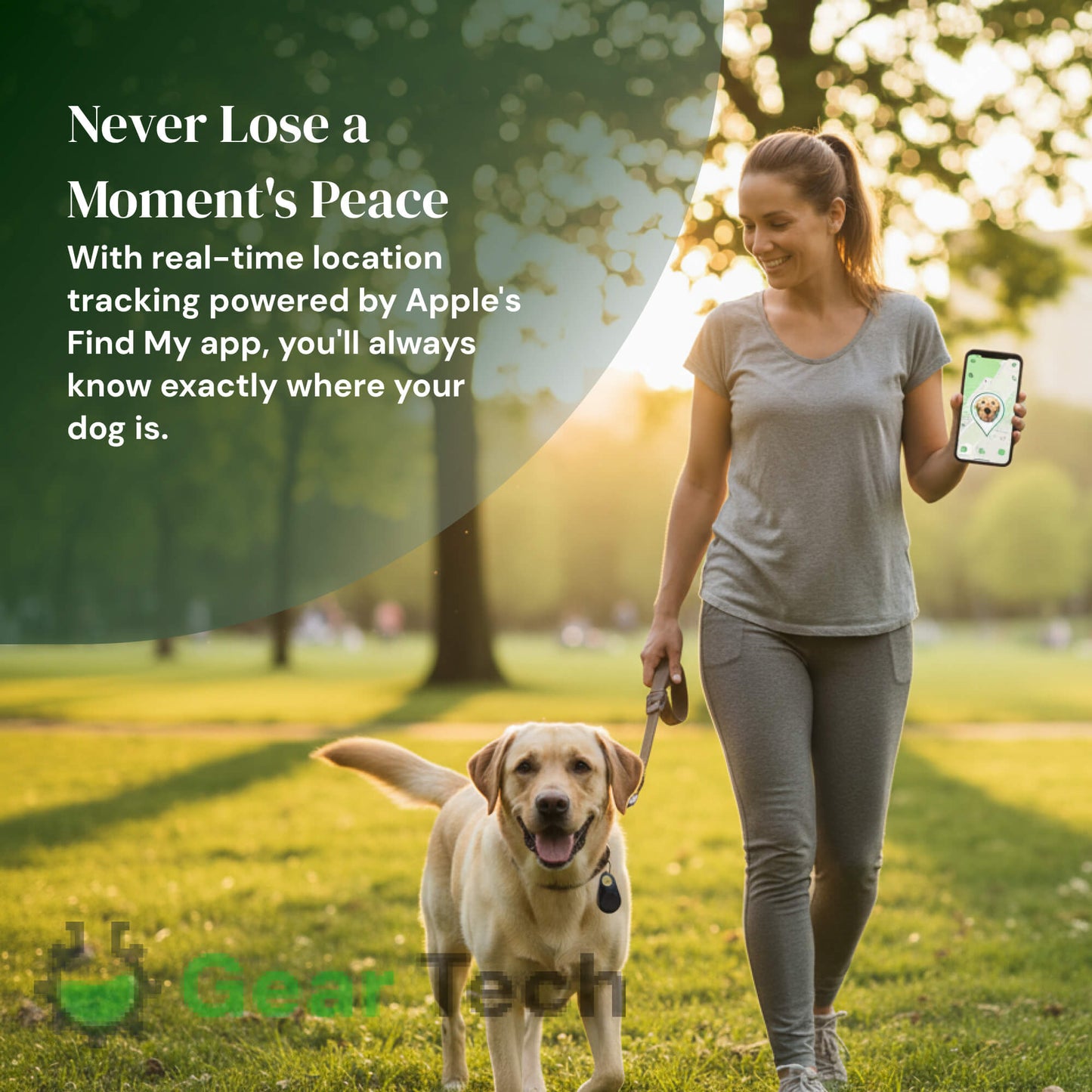 GPS Dog Tracker | Waterproof, Real-Time Location & Safety Zone Alerts for Outdoor Adventures