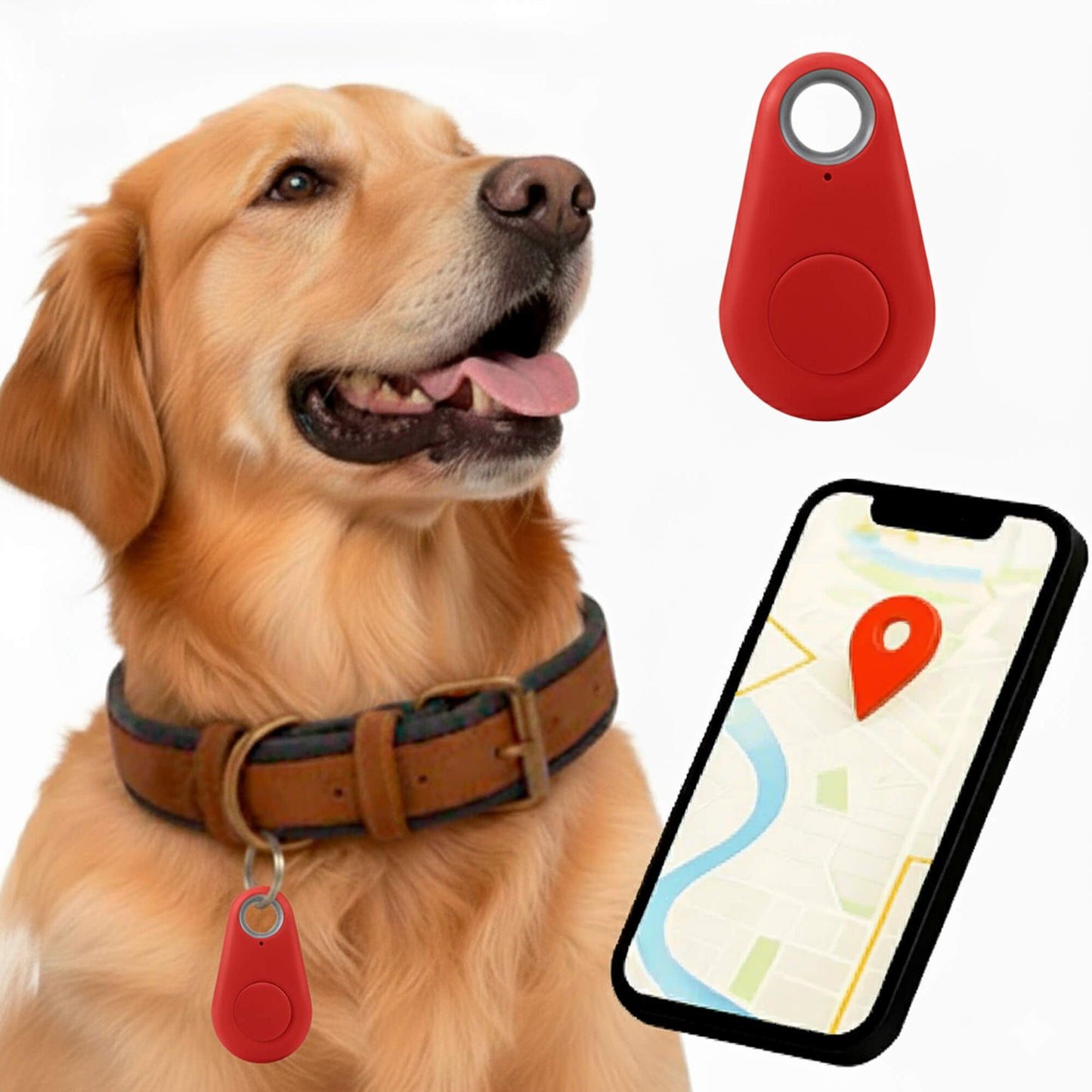 GPS Dog Tracker | Waterproof, Real-Time Location & Safety Zone Alerts for Outdoor Adventures