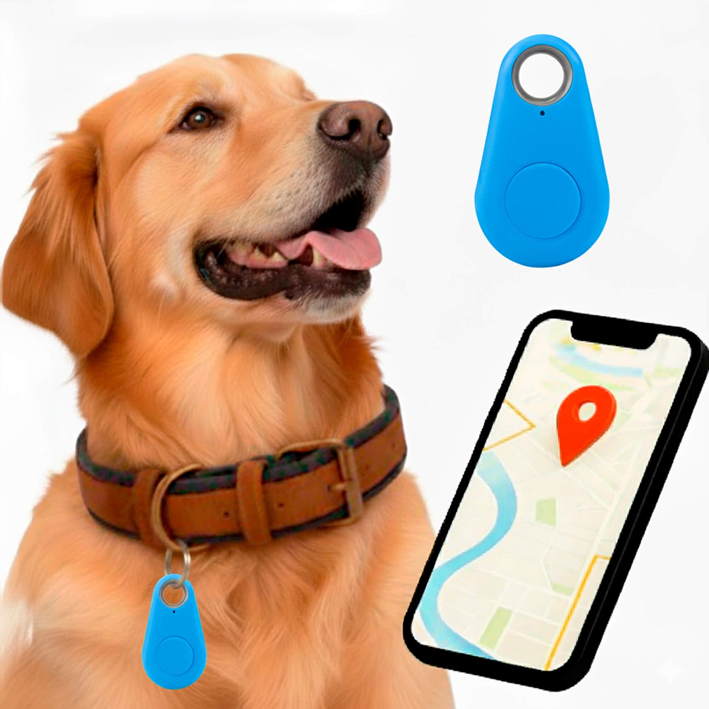 GPS Dog Tracker | Waterproof, Real-Time Location & Safety Zone Alerts for Outdoor Adventures