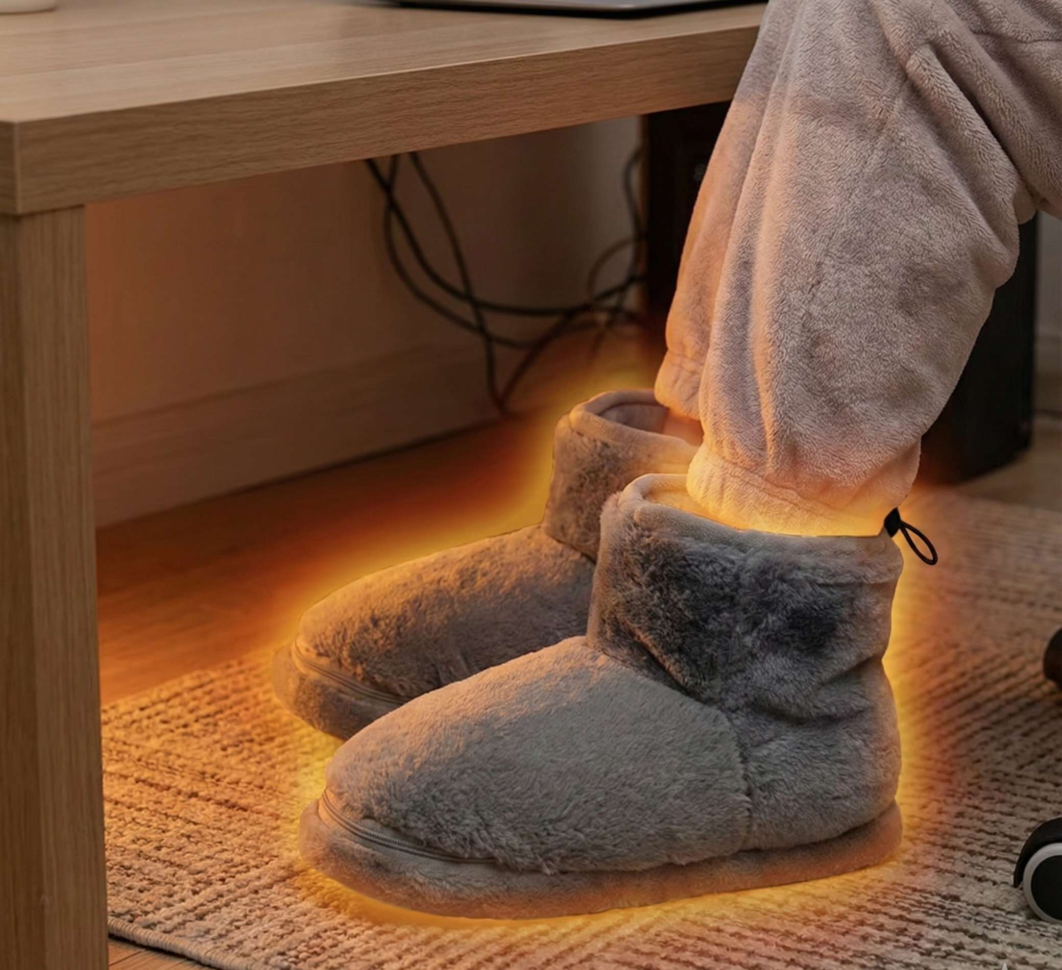 Rechargeable USB Heated Slippers UK - Electric Warming Slipper Boots for Men & Women