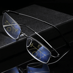 Progressive Multifocal Glasses for Clear Vision - German Intelligent Design for Everyday Use