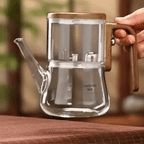 Borosilicate Glass Magnetic Teapot With Infuser | Tea Strainer Heat and Scratch Resistant & Ideal for All Tea Types