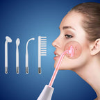 High Frequency Facial Device – At-Home D’Arsonval Beauty Tool for Acne, Skin Tightening & Hair Growth