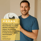 USB Silent Fly Trap | Eco-Friendly, Non-Toxic & Effective for Home and Outdoor Use