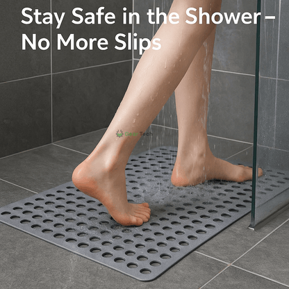 Antislip Shower Mat | Hygienic, Mold Resistant & Comfortable for Safe Bathroom Use