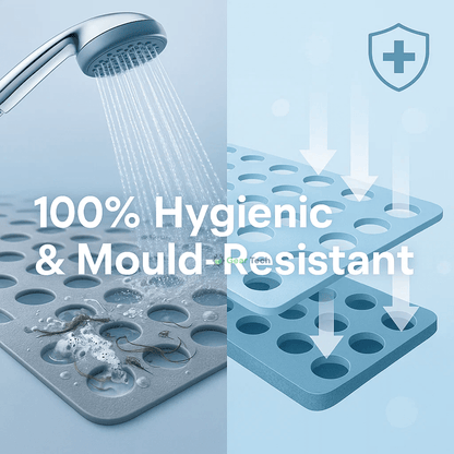 Antislip Shower Mat | Hygienic, Mold Resistant & Comfortable for Safe Bathroom Use
