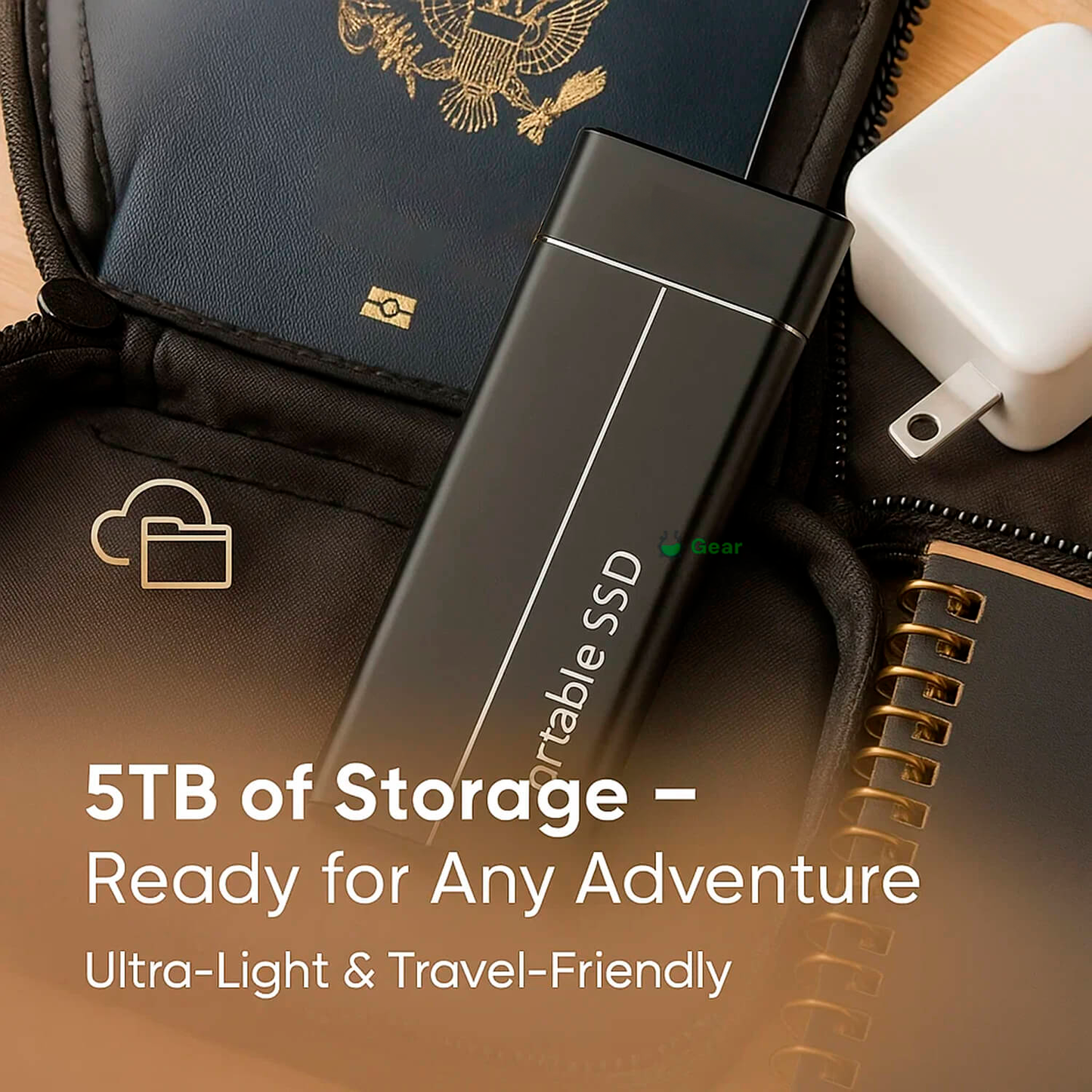 Portable SSD for Large Storage – 5TB External Drive with Lightning-Fast Transfer Speeds