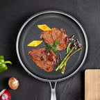 Stainless Steel Non-Stick Frying Pan | Durable, Ergonomic Design & Compatible with All Cooktops for Everyday Cooking