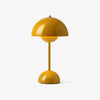 Image of Minimalist Flowerpot Table Lamp - Rechargeable Bedside Lamp & Cordless Design Mushroom Shaped Lamps