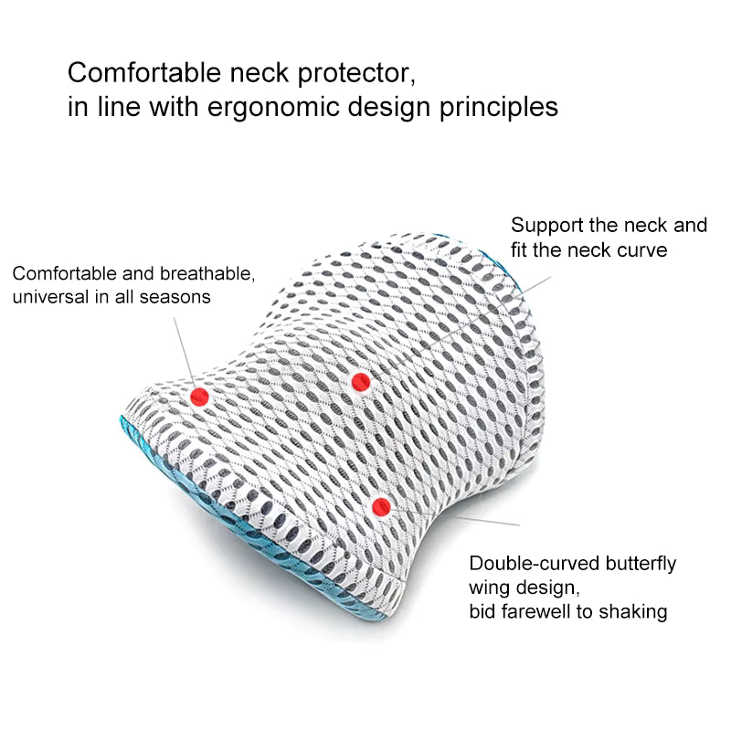 Back Support Cushion for Car – Memory Foam Lumbar Pillow for Car Seat, Breathable Mesh for Long Drives