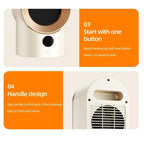Heatsnap Portable Electric Heater | 800W Compact & Energy Efficient for Home, Office & Travel