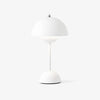 Image of Minimalist Flowerpot Table Lamp - Rechargeable Bedside Lamp & Cordless Design Mushroom Shaped Lamps