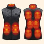 Women's Heated Waistcoat | 9 Heating Zones, Customisable Heat Settings & Lightweight for Cold Weather Activities