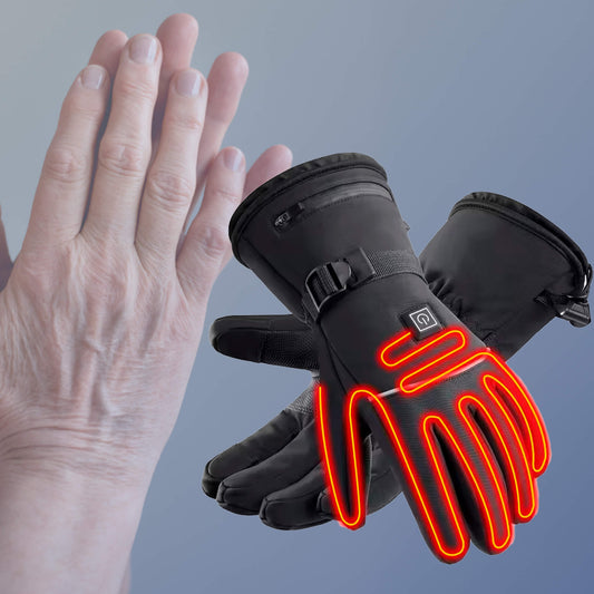 Heated Gloves for Raynaud’s & Arthritis UK – Rechargeable Waterproof Thermal Gloves with 3 Heat Levels for Pain Relief
