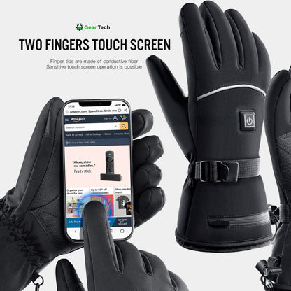 Heated Gloves for Raynaud’s & Arthritis UK – Rechargeable Waterproof Thermal Gloves with 3 Heat Levels for Pain Relief