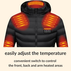 Men’s & Women’s Heated Jacket – Best Rechargeable Heated Puffer Coat, Lightweight Battery Heated Winter Jacket UK