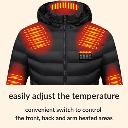 Men’s & Women’s Heated Jacket – Best Rechargeable Heated Puffer Coat, Lightweight Battery Heated Winter Jacket UK