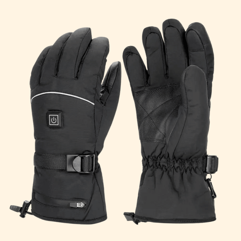 Heated Gloves | Water-Repellent, Touchscreen-Compatible & Ideal for Outdoor Winter Activities