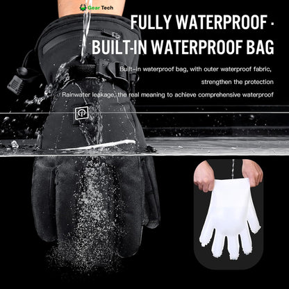 Heated Gloves for Raynaud’s & Arthritis UK – Rechargeable Waterproof Thermal Gloves with 3 Heat Levels for Pain Relief
