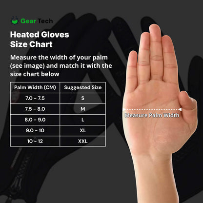 Heated Motorcycle Gloves UK – Winter Motorbike Gloves with Knuckle Protection, Visor Wiper & Touchscreen