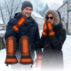 Heated Winter Mittens – Waterproof Rechargeable Hand Warmer Gloves for Outdoor Winter Use, Golf & Ski