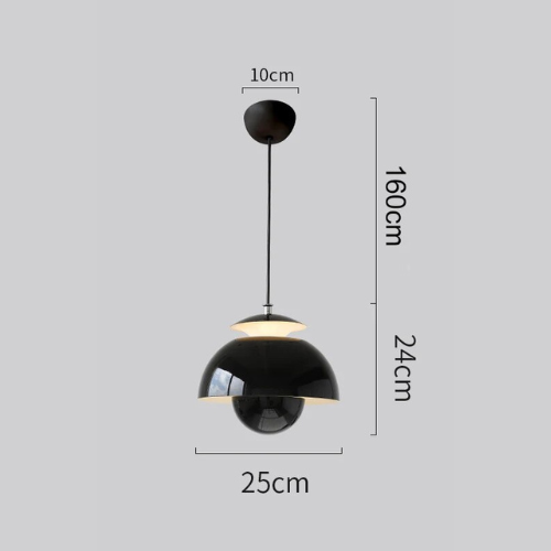 LED Pendant Light Fixture - Nordic Modern Design with Adjustable Height - Ideal for Dining Room, Kitchen, and Living Spaces