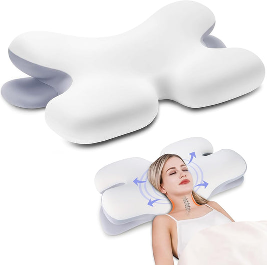 Ergonomic Cervical Pillow | Memory Foam, Neck Support & Ideal for Restful Sleep