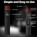 Hidden Camera Detector with RF and GPS Tracking - Military Grade Surveillance Device for Privacy Protection