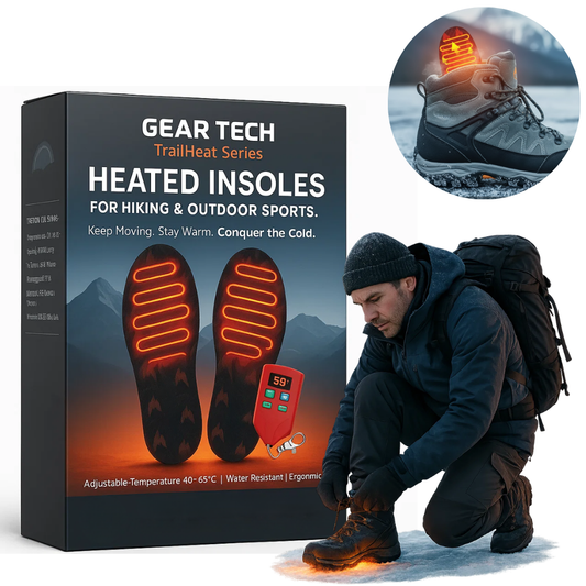 Rechargeable Heated Insoles for Hiking & Outdoor Sports – Electric Thermal Foot Warmers for Boots & Cold Weather UK