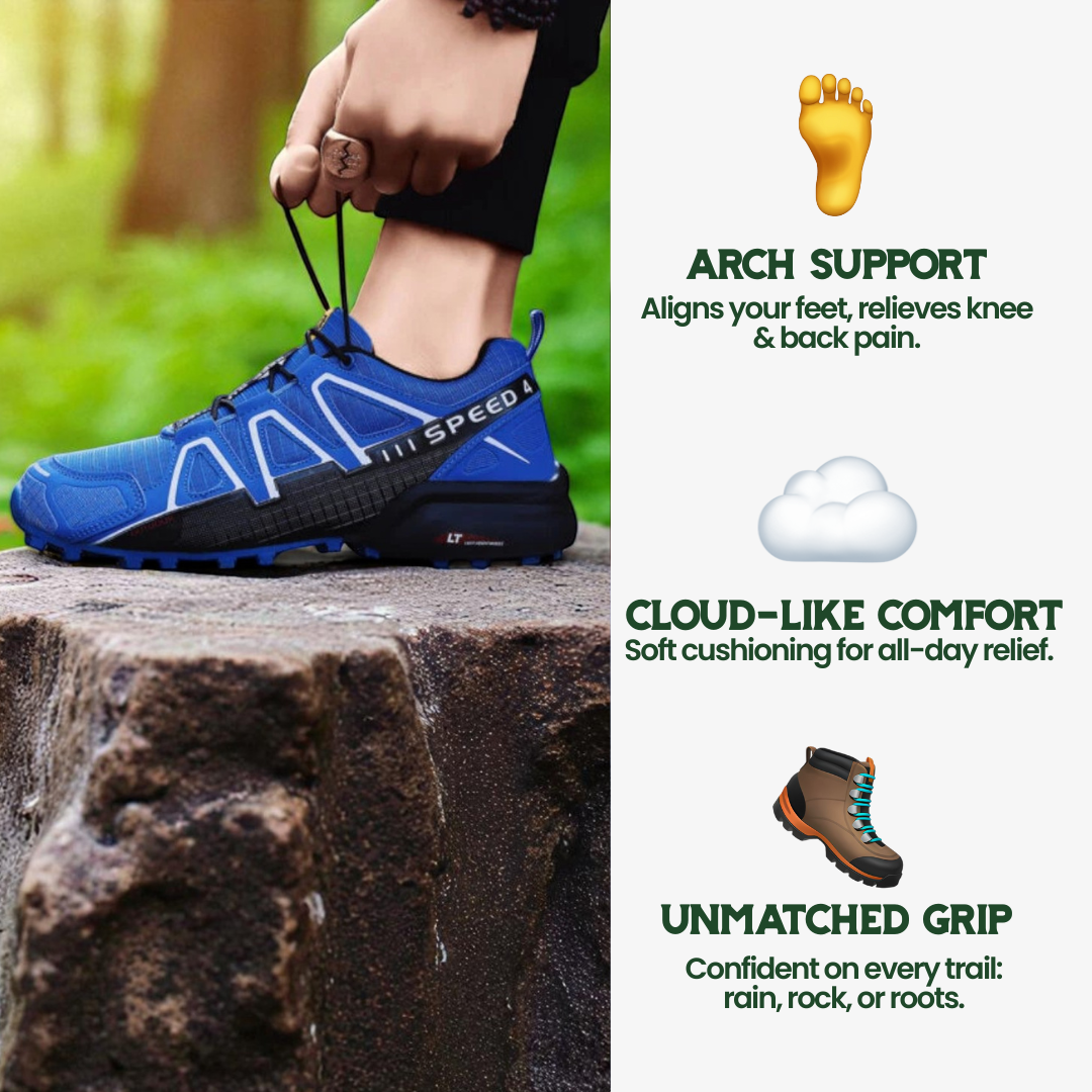 Orthopaedic Allrounder Walking Shoes | Slip-Resistant, Breathable & Supportive Good Footwear for Walking
