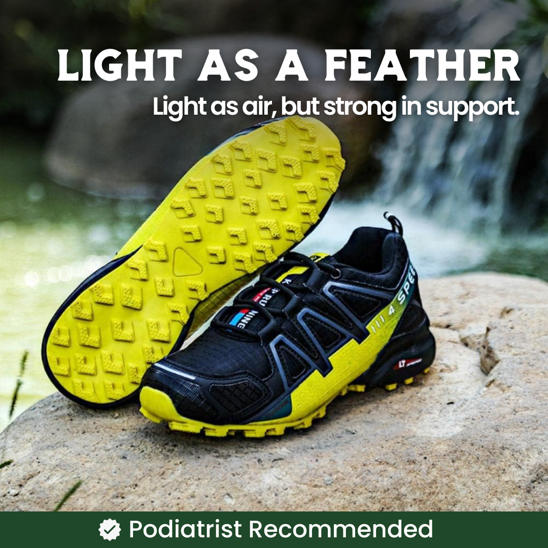 Orthopaedic Allrounder Walking Shoes | Slip-Resistant, Breathable & Supportive Good Footwear for Walking