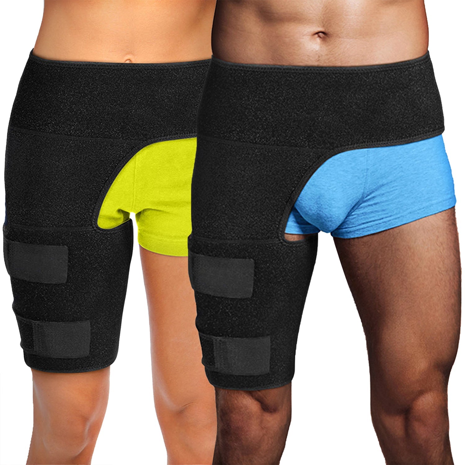 Sciatica Nerve Pain Relief Brace | Hip Brace & Thigh Compression Sleeve | Groin & Hamstring Support Wrap | Adjustable