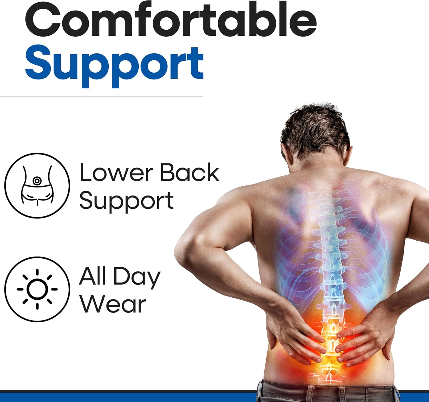 Sciatica Nerve Pain Relief Brace | Hip Brace & Thigh Compression Sleeve | Groin & Hamstring Support Wrap | Adjustable