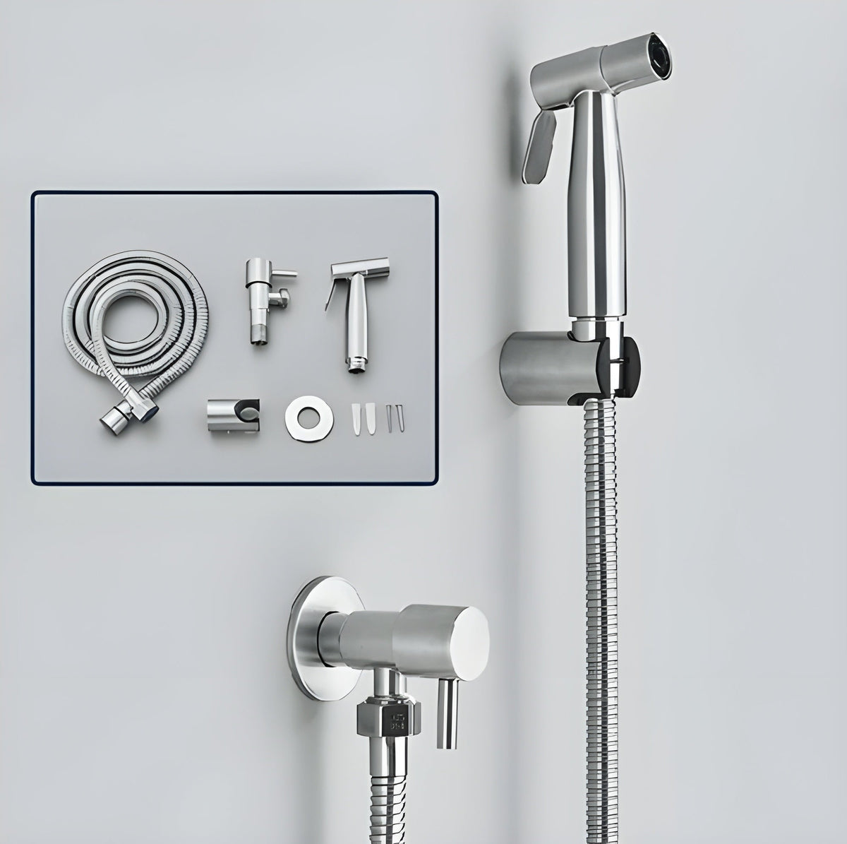 Bidet Shower Head - Stainless Steel Handheld Toilet Sprayer
