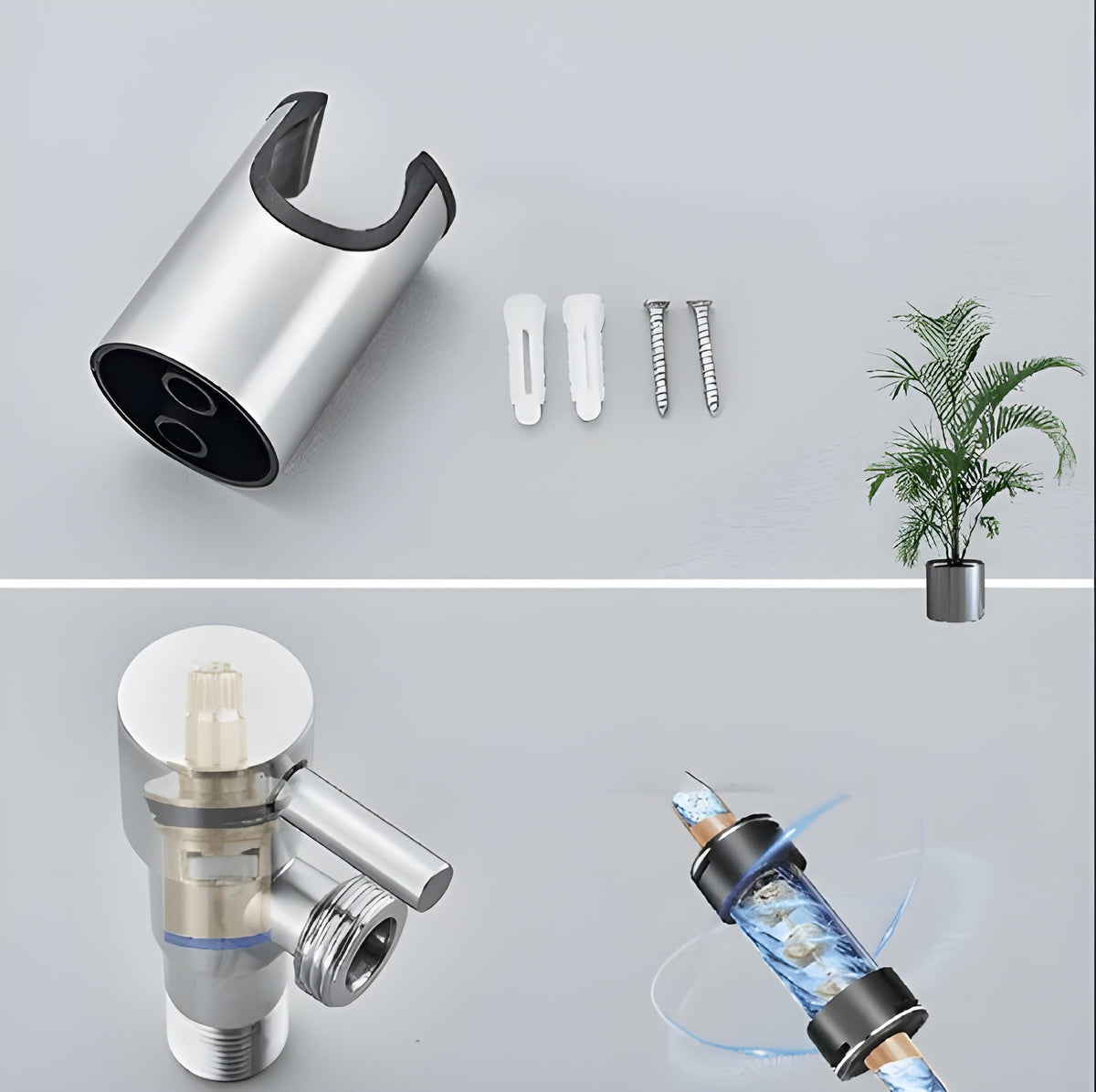 Bidet Shower Head - Stainless Steel Handheld Toilet Sprayer