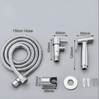 Bidet Shower Head - Stainless Steel Handheld Toilet Sprayer
