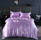 Silk Bedding Set – Silky Bed Sheets for Double & King Size / Silk Bedclothes