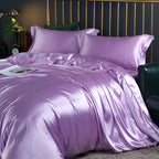 Silk Bedding Set – Silky Bed Sheets for Double & King Size / Silk Bedclothes