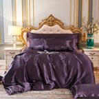 Silk Bedding Set – Silky Bed Sheets for Double & King Size / Silk Bedclothes