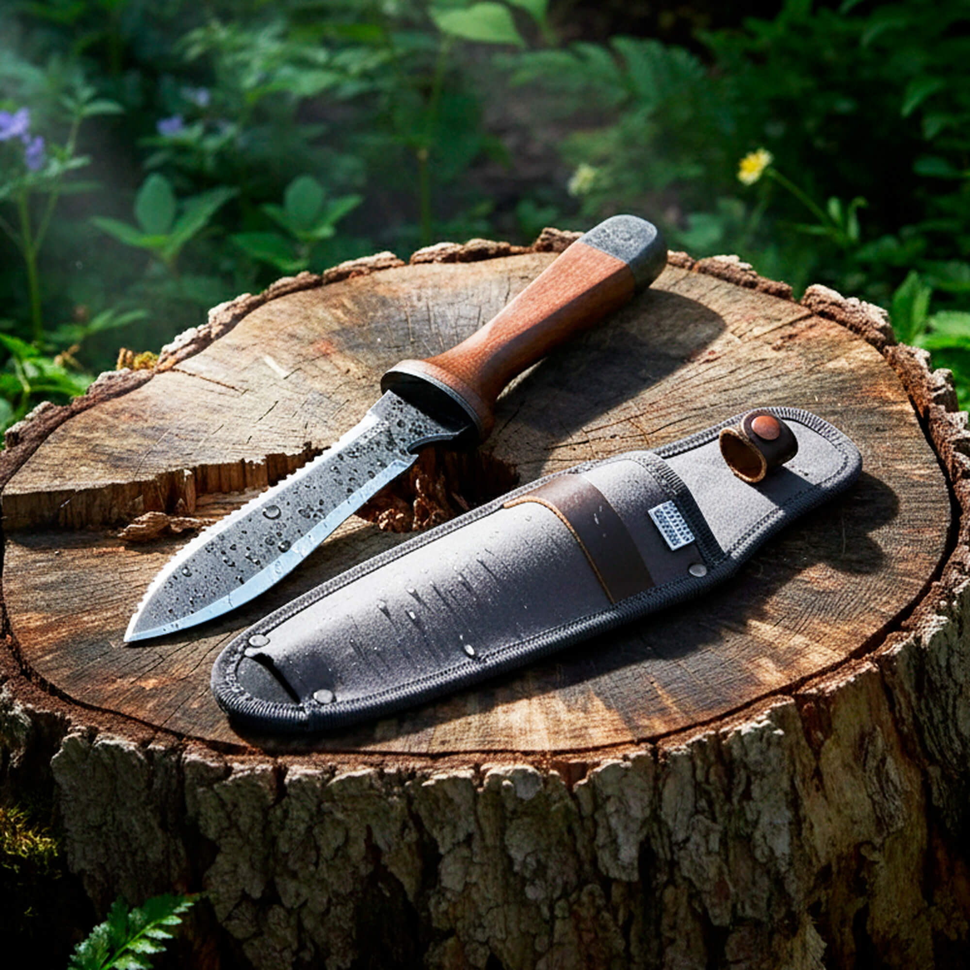 Hori Hori Garden Knife | Multi-Purpose, Rust-Resistant Blade & Sheath for Backyard, Camping & Bush-Crafting