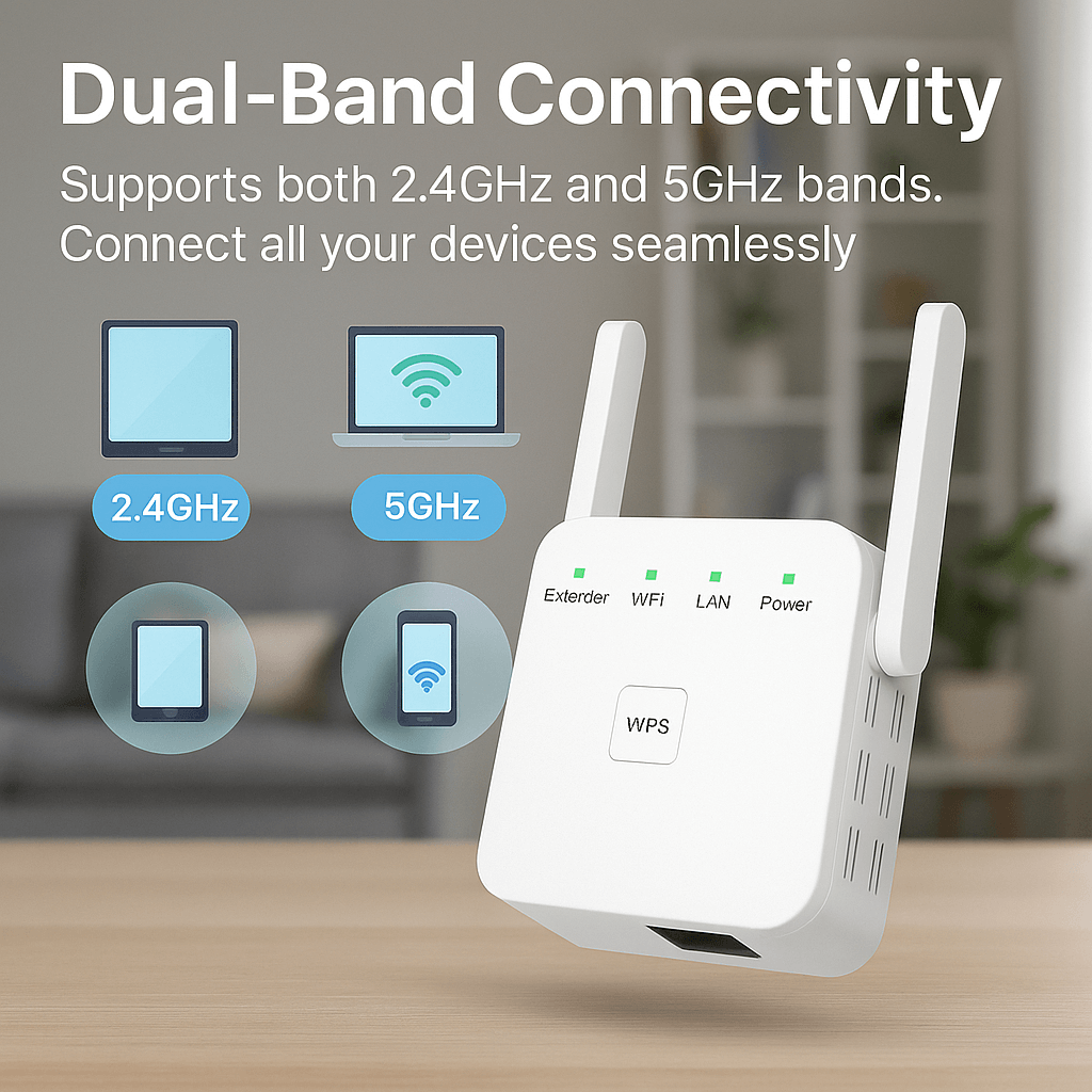 UltraXtend 5G WiFi Booster UK – Best Dual-Band WiFi Extender for Home & Garden Signal Coverage
