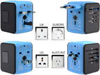 Universal Travel Adapter | Worldwide Compatibility, Compact Design & Ideal for Frequent Flyers and International Explorers