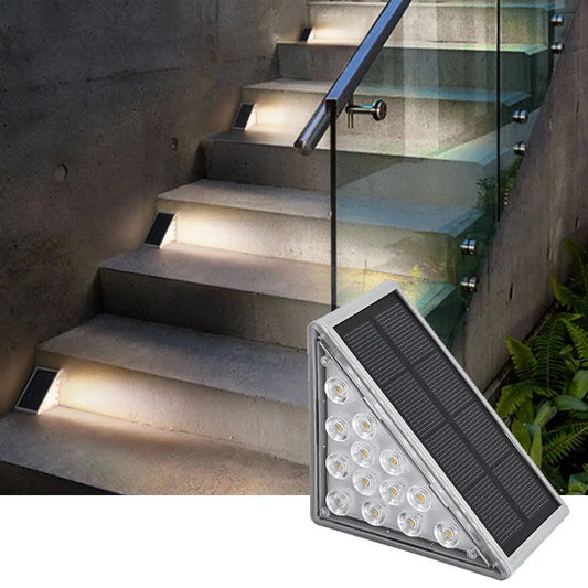 Outdoor Solar Stair Lights | Weatherproof, Automatic & Eco-Friendly Lighting for Safe Outdoor Spaces