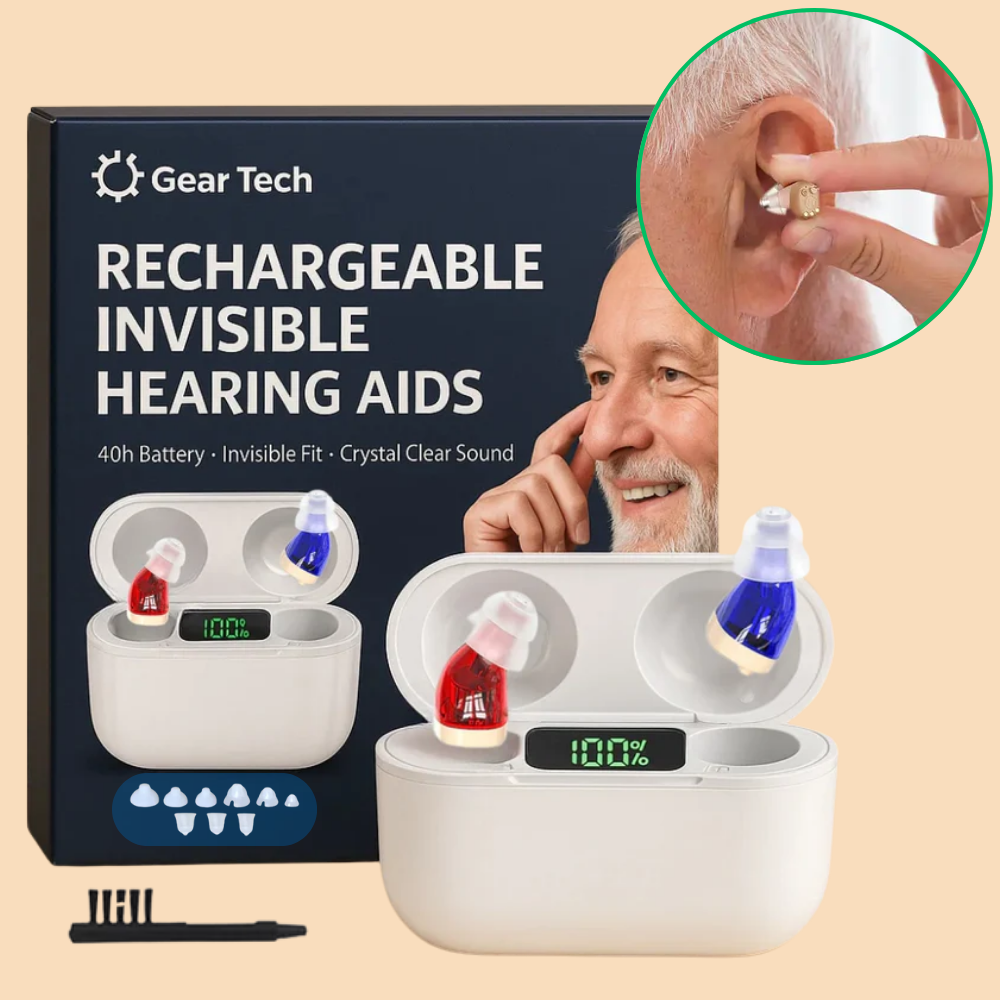 Invisible Rechargeable Hearing Aids UK – Discreet In Ear Hearing Aids for Clear Sound & Comfort | Small Hidden Hearing Aid